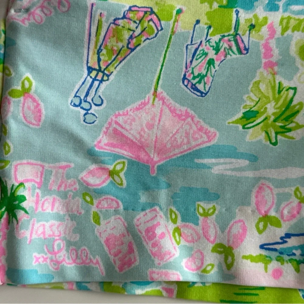 Lilly Pulitzer Women's Beaumont Honda Classic French Toile Golf Shorts Sz 2 - Picture 6 of 9